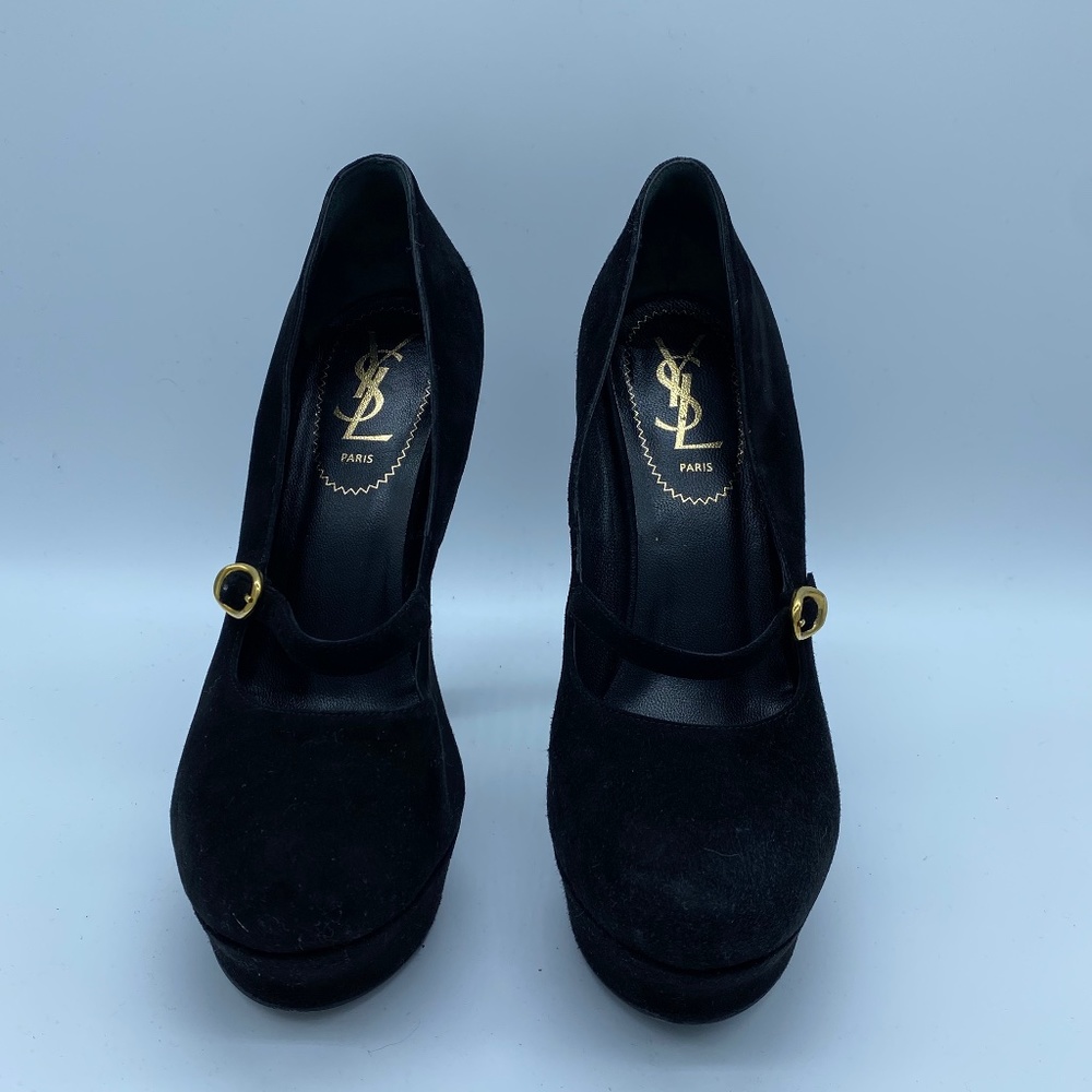 AUTHENTIC YSL SUEDE PUMP